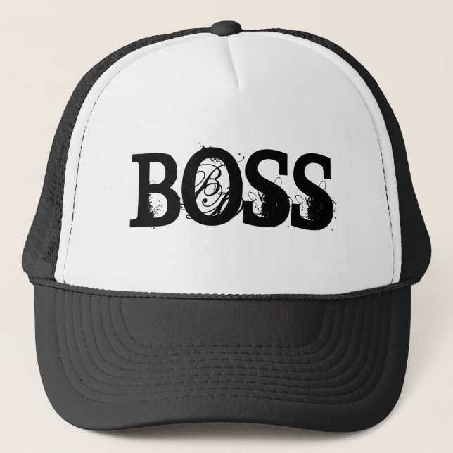 THE BOSS TRUCKER HAT (Front)