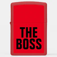 THE BOSS ZIPPO LIGHTERS