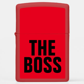 THE BOSS ZIPPO LIGHTERS