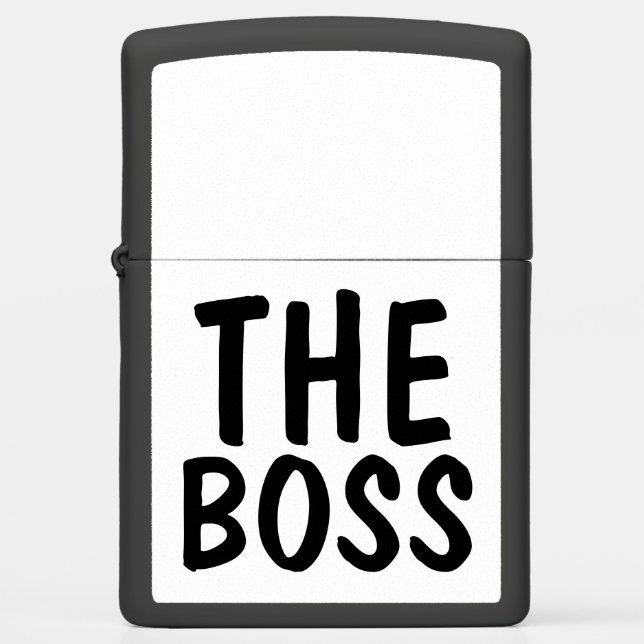 THE BOSS ZIPPO LIGHTERS (Front)