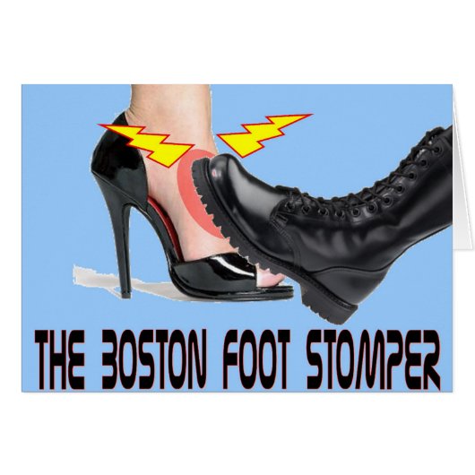 The Boston Foot Stomper Cards (Front Horizontal)