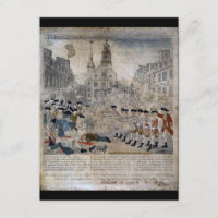 The Boston Massacre by Paul Revere 1770