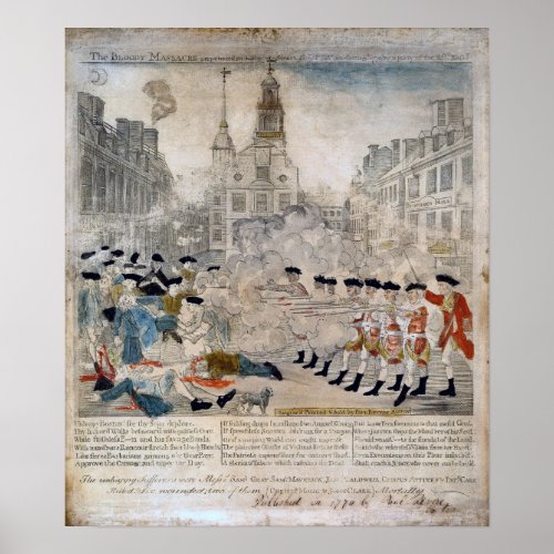 The Boston Massacre Poster
