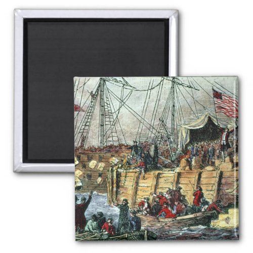 The Boston Tea Party 16th December 1773 Magnet