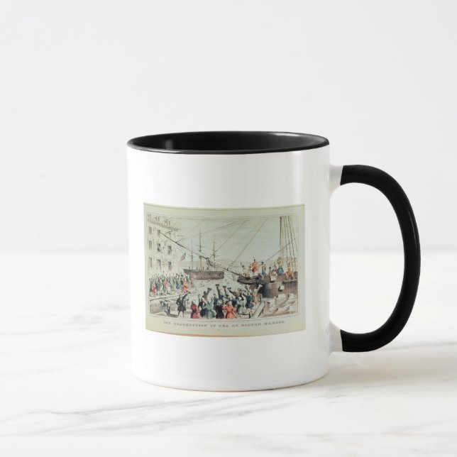 The Boston Tea Party, 1846 Mug (Right)