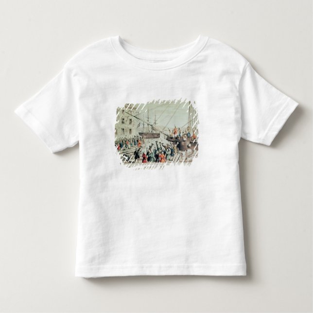 The Boston Tea Party, 1846 Toddler T-shirt (Front)