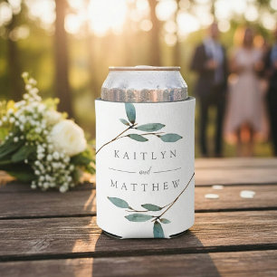 The Botanical Bliss Wedding Collection Can Cooler