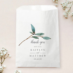 The Botanical Bliss Wedding Collection Favor Bag