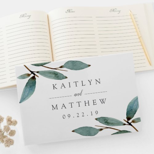 The Botanical Bliss Wedding Collection Guest Book