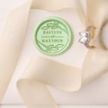 The Botanical Bliss Wedding Collection Wax Seal Stamp<br><div class="desc">Celebrate in style with this modern and very trendy wedding wax seal stamp. The design is easy to personalize with your own names and wedding date and your guests will be thrilled when they see this wax stamp added to the matching wedding invitations & thank you cards. Matching wedding items...</div>