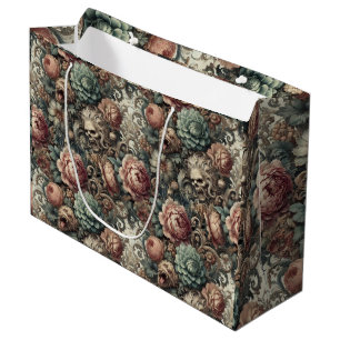 The Botanist’s Curse – Gothic Victorian Floral Large Gift Bag