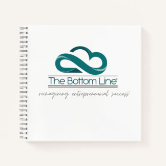 The Bottom Line 8.5" x 8.5" Spiral Notebook