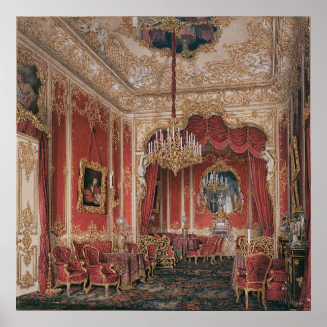 The Boudoir of Empress Maria Alexandrovna Poster | Zazzle