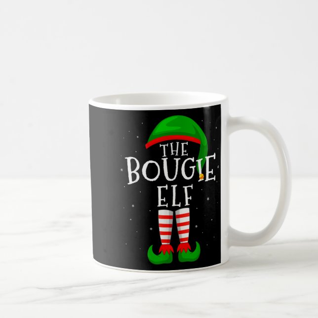 The Bougie Elf Funny Matching Family Group Christm Coffee Mug (Right)