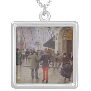 The Boulevard des Capucines Silver Plated Necklace