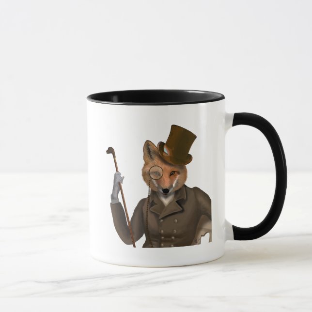 The Bounder Fox Print Mug (Right)