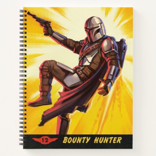 The Bounty Hunter Color Halftone Graphic Notebook
