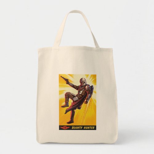 The Bounty Hunter Color Halftone Graphic Tote Bag