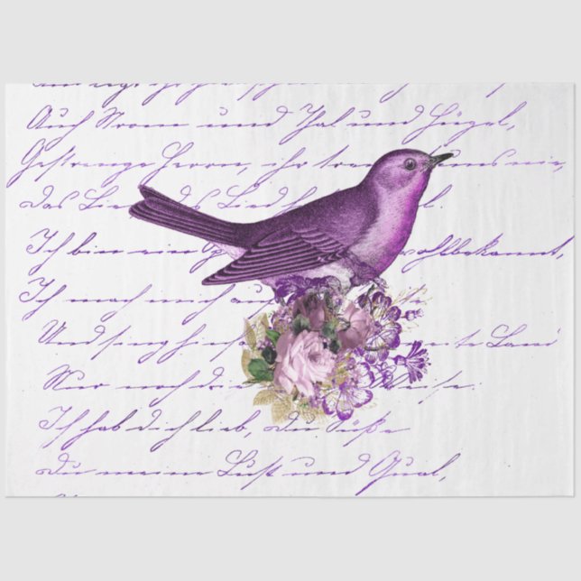 The Bouquet Series Design 127 Tissue Paper (Front)