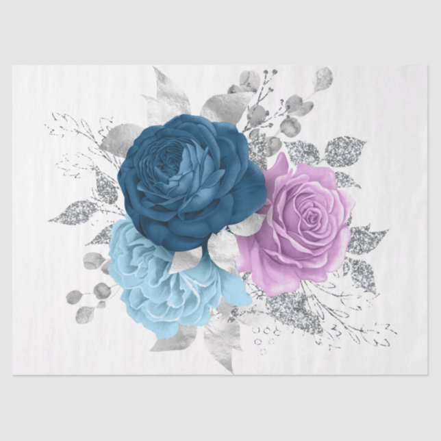 The Bouquet Series Design 17 Tissue Paper (Front)