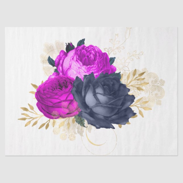 The Bouquet Series Design 27 Tissue Paper (Front)