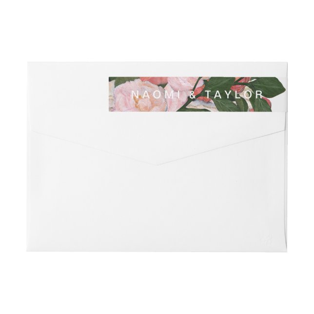 The Bouquet / Wrap Return Address Wrap Around Label (Back)