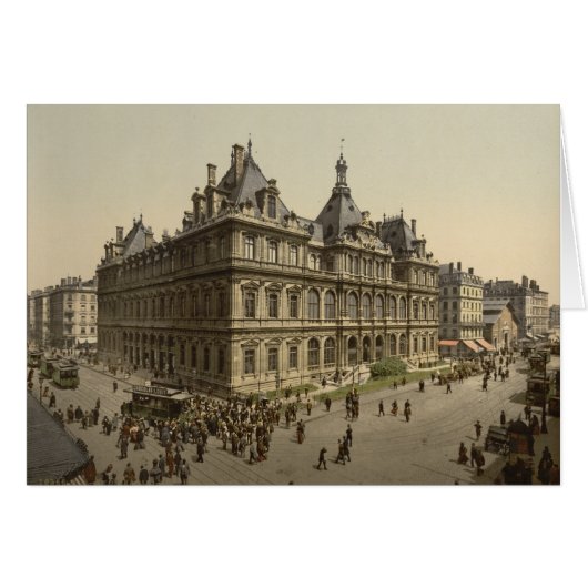The Bourse, Lyon, France Cards (Front Horizontal)