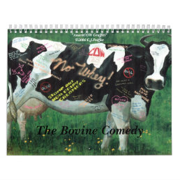 &#39;The Bovine Comedy&#39; Calendar