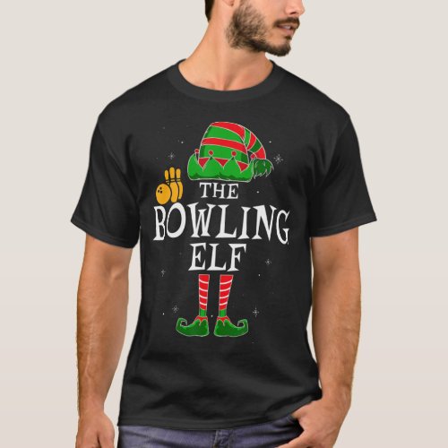 The Bowling Elf Group Matching Family Christmas Bo T_Shirt