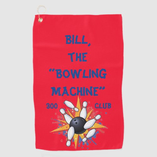 The Bowling Machine Bowling Towel