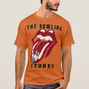 The Bowling Stones Funny american flag Bowling Lov T-Shirt