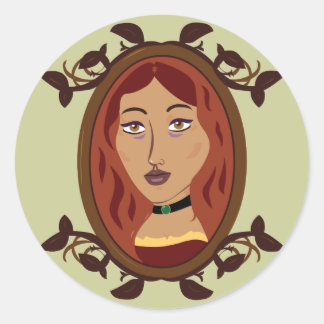 The Bowyer's Daughter Classic Round Sticker