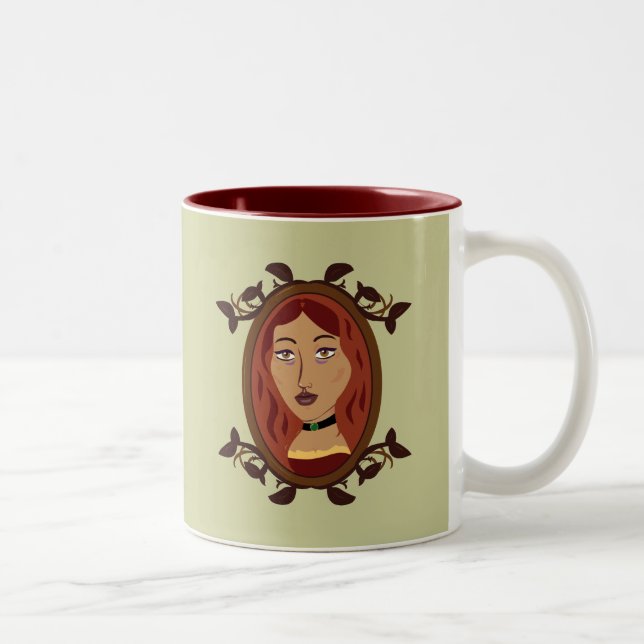The Bowyer's Daughter Two-Tone Coffee Mug (Right)