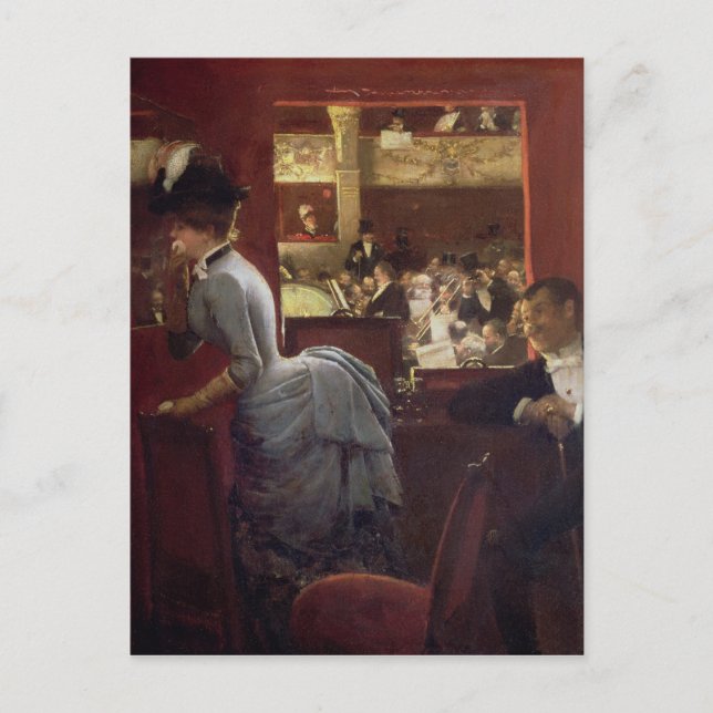 The Box by the Stalls, c.1883 Postcard (Front)