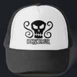 The Box Trucker Hat<br><div class="desc">Are you a fan of Bobsheaux and his creepy box? Have you ever wanted to battle the forces of bad entertainment along with him?? Now you can, by wearing his box proudly on your head! Be the envy of your friends! Repel terrible movies and comics wherever you go, and look...</div>