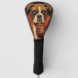 The Boxer Dog 001 - Odessa Leyendecker Golf Head Cover