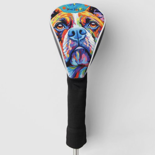 The Boxer Dog 003 _ Zetton Ziana Golf Head Cover