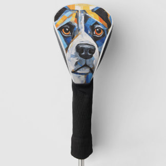 The Boxer Dog Portrait 004 - Sable Gabriel Golf Head Cover