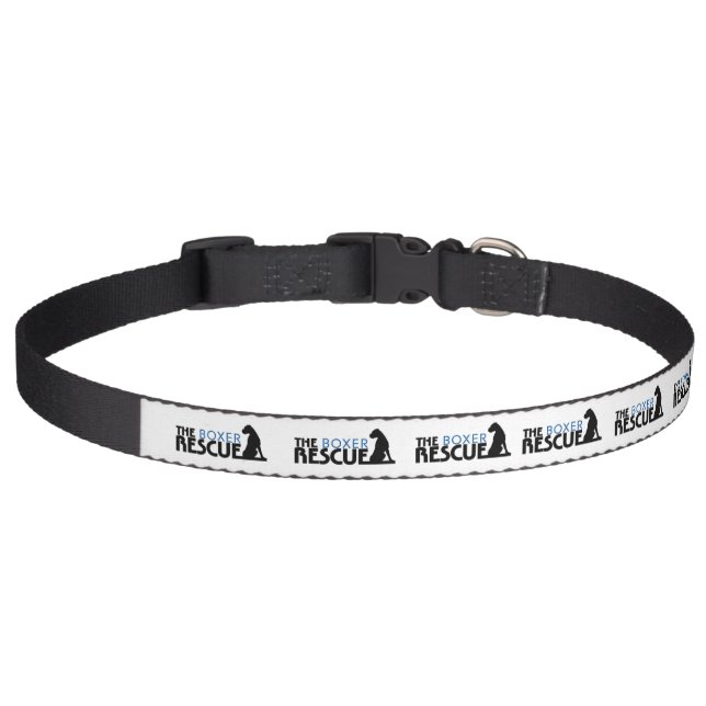 The Boxer Rescue Logo Dog Collar (Front)