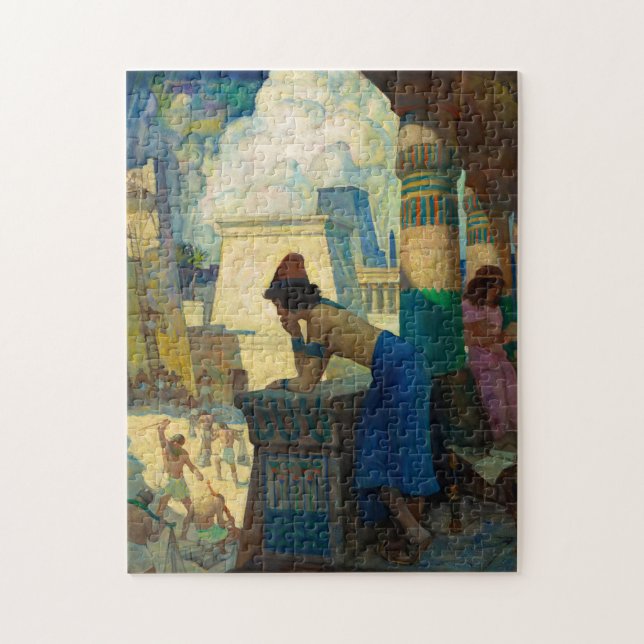 The Boy, Moses, 1928 by Newell Convers Wyeth Jigsaw Puzzle (Vertical)
