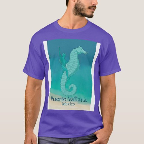The Boy on the Seahorse Puerto Vallarta T_Shirt