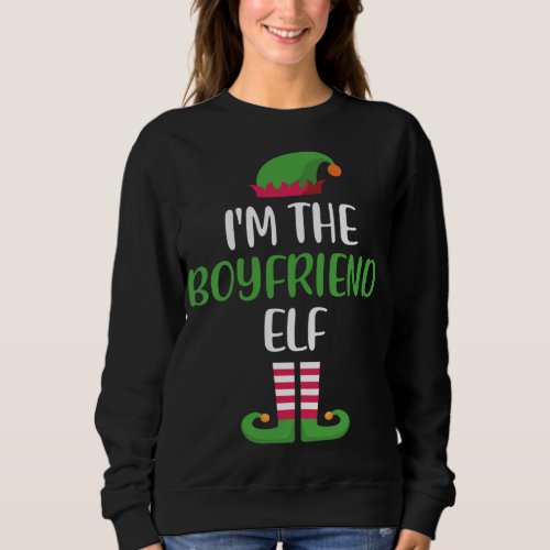 The Boyfriend Elf Family Matching Christmas Group  Sweatshirt