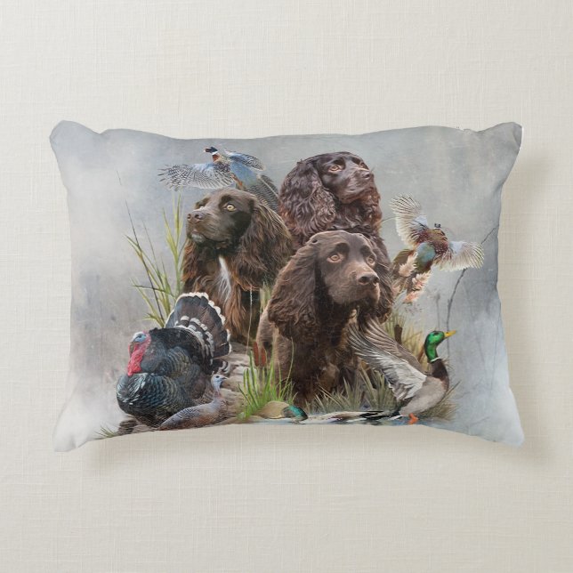 The Boykin Spaniel Accent Pillow (Front)