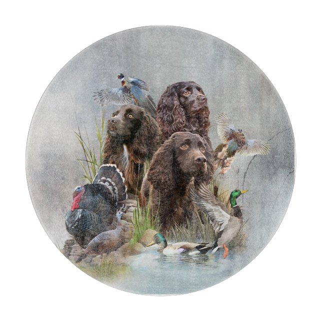 The Boykin Spaniel Cutting Board (Front)