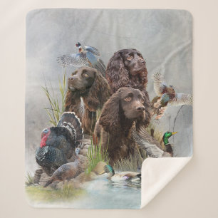 The Boykin Spaniel Sherpa Blanket