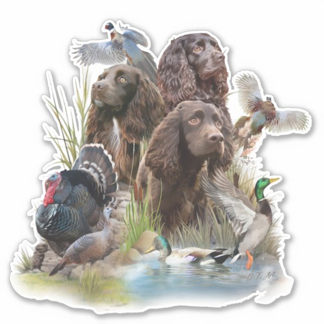The Boykin Spaniel Sticker (Front)