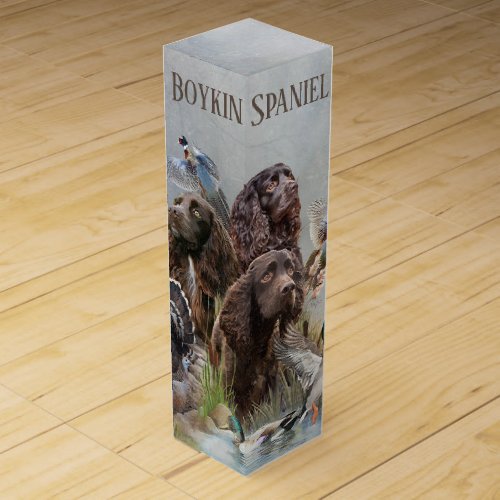 The Boykin Spaniel Wine Box