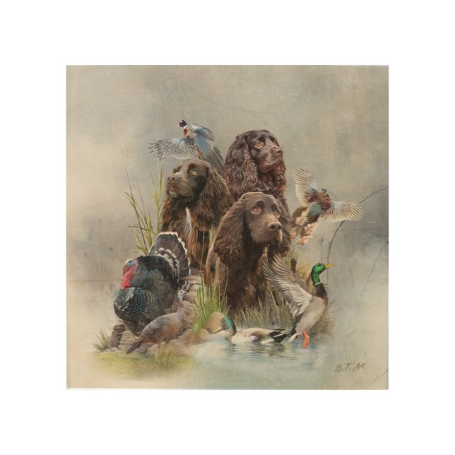 The Boykin Spaniel Wood Wall Art (Front)