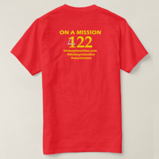 The Boylston Line Mens T-Shirt/Yellow lettering. T-Shirt