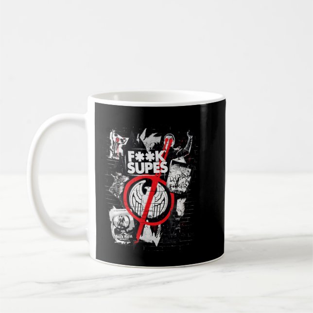 The Boys Anti-Supes Graffiti  Coffee Mug (Left)